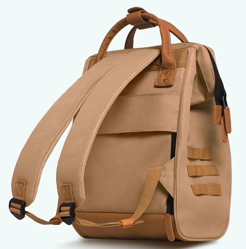 mochila Cabaia Kuala Lumpur M - Cream X Camel Leather