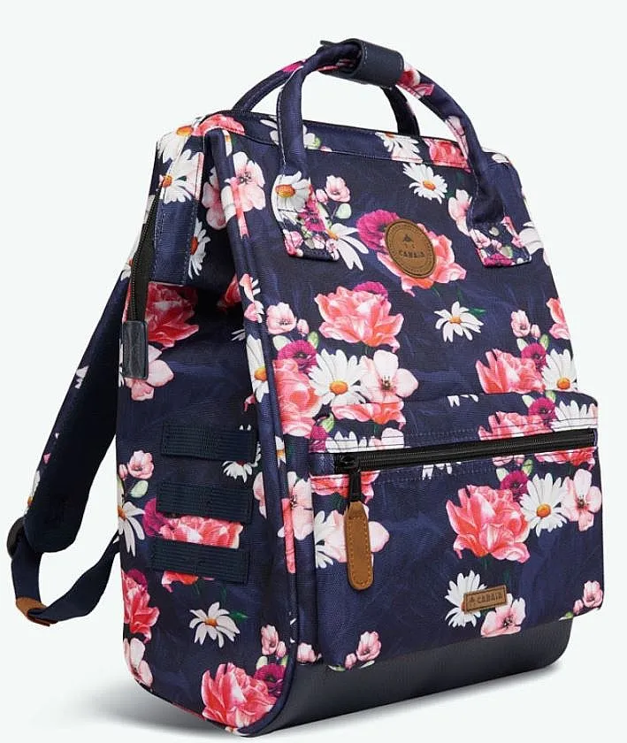 mochila Cabaia Osaka M - Pink Flowers