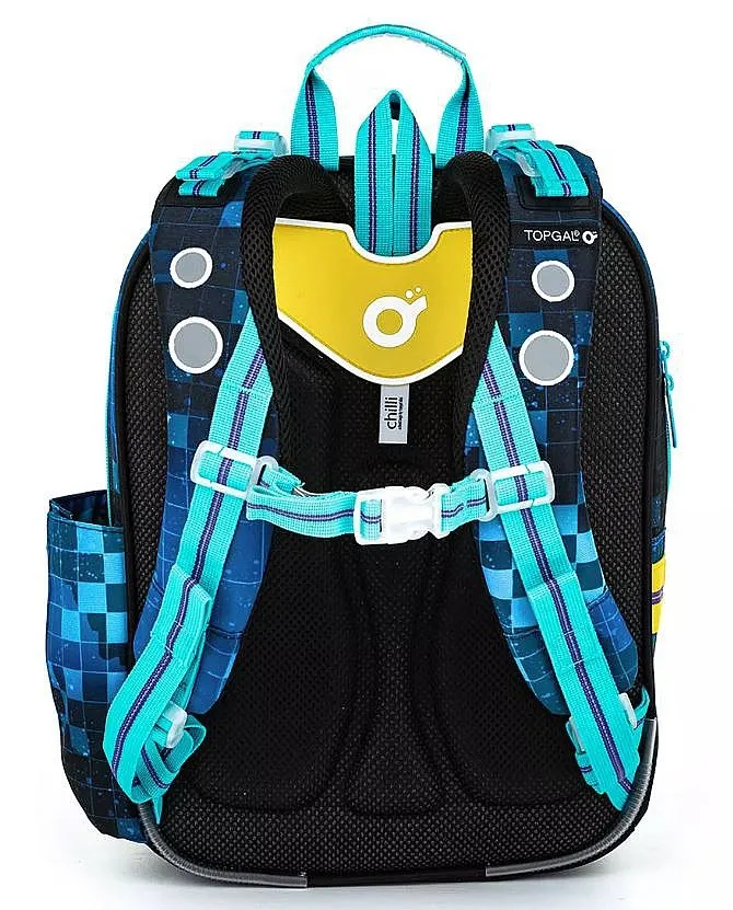 mochila Topgal ENDY 22013 - B/Blue/Black/Monster Truck - boy´s