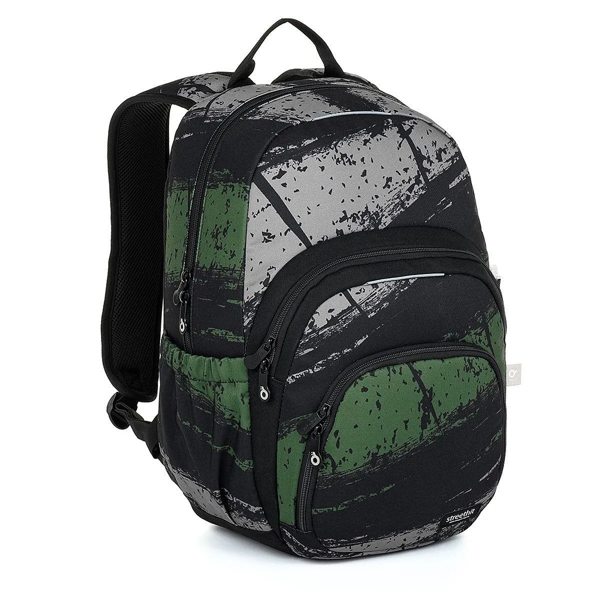 mochila Topgal SKYE 23031 - Black/Green/Gray