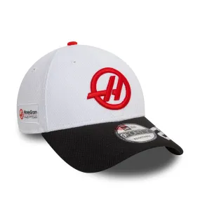 MoneyGram Haas F1 Team Driver Nico Hulkenberg Gorra Ajustable Blanca 9FORTY