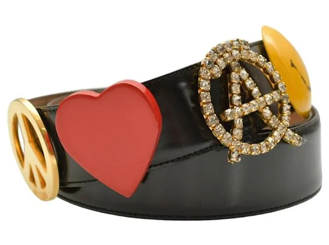 Moschino Cinturones Negro 