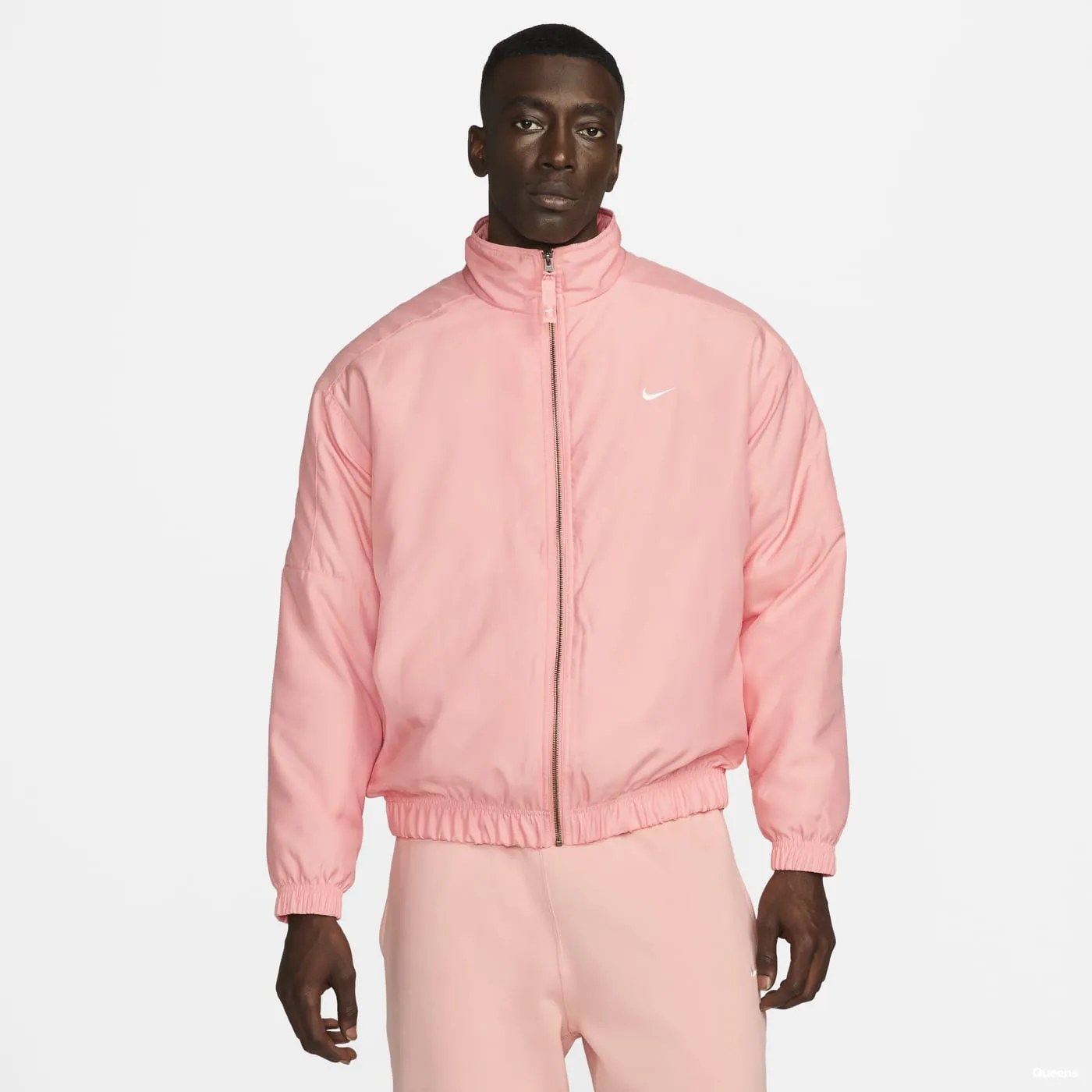 Nike Solo Swoosh Satin Bomber Jacket