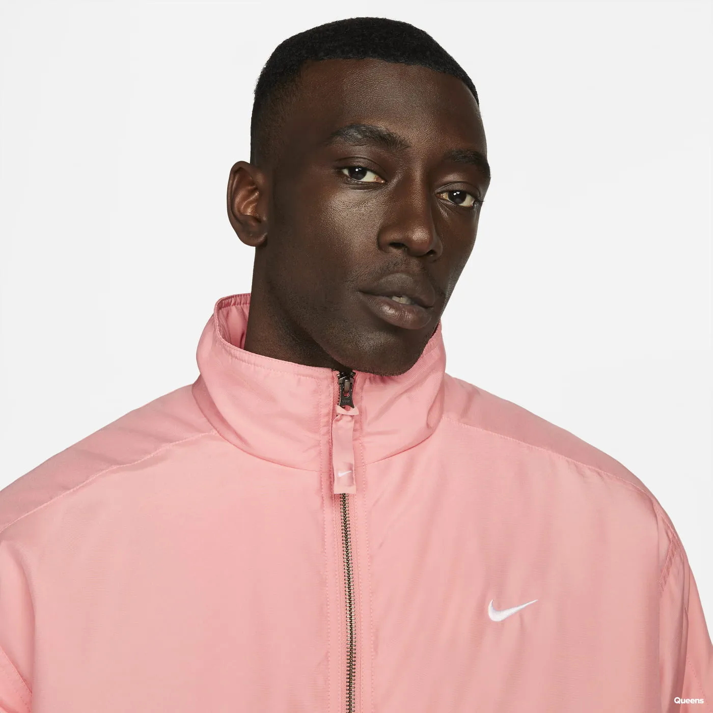 Nike Solo Swoosh Satin Bomber Jacket