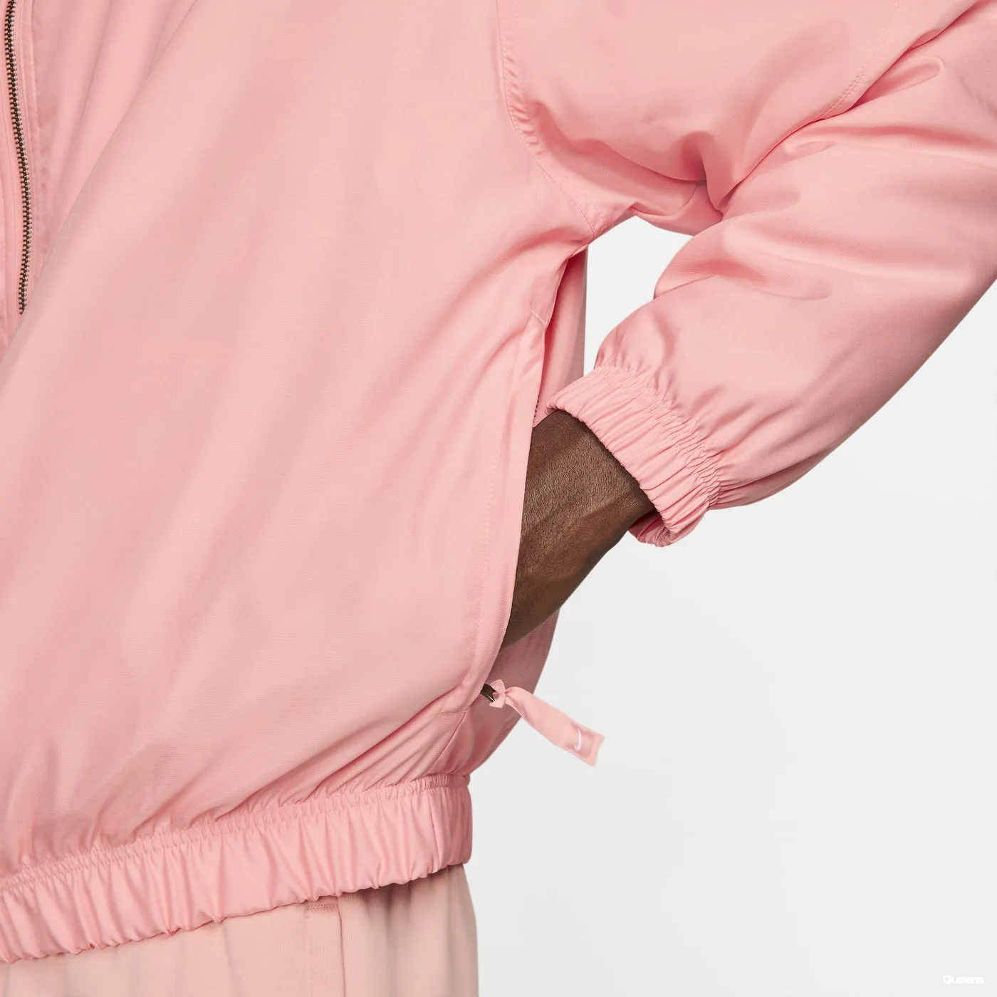 Nike Solo Swoosh Satin Bomber Jacket