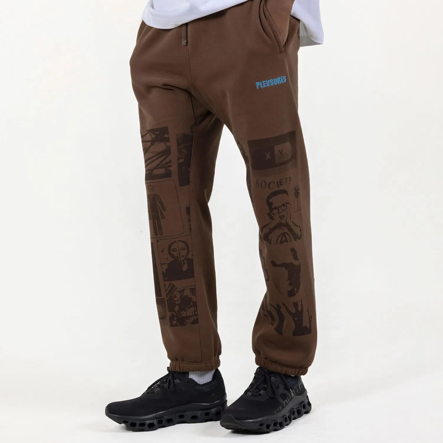 Pleasures Choices Sweatpants Brown