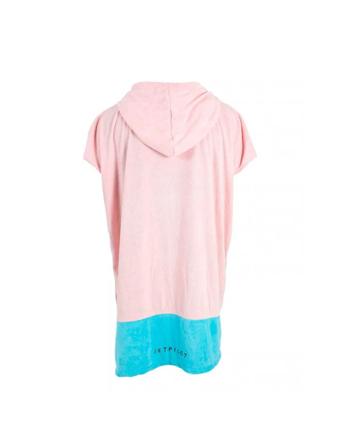 Poncho de toalla Jetpilot con capucha para mujer Rosa/Azul