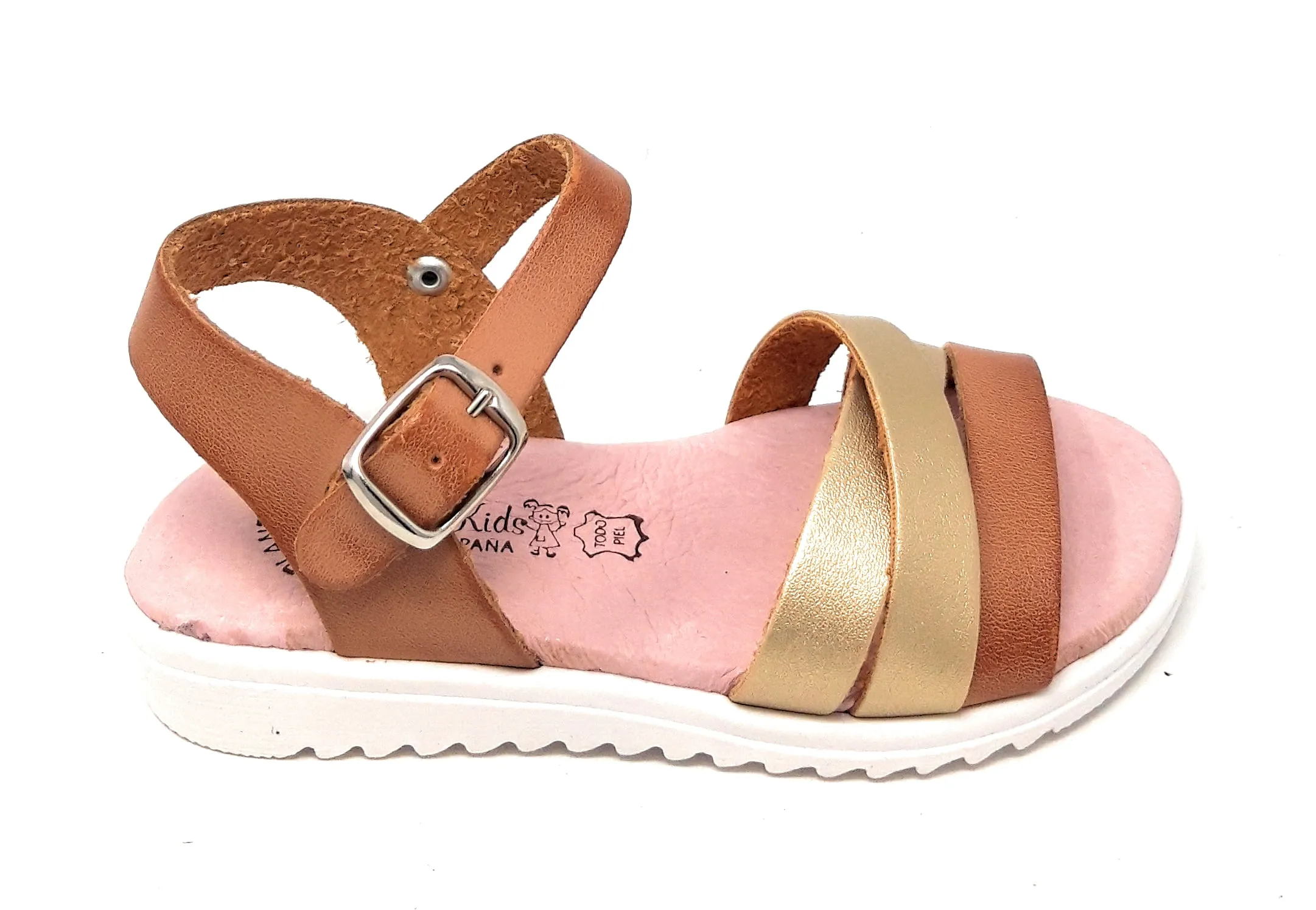 SANDALIAS DANIELA KIDS DAIMO ORO