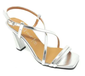 SANDALIAS DANIELA VEGA 2270 NAPA METAL PLATA