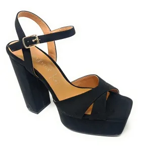 SANDALIAS DANIELA VEGA 2305 ANTE NEGRO