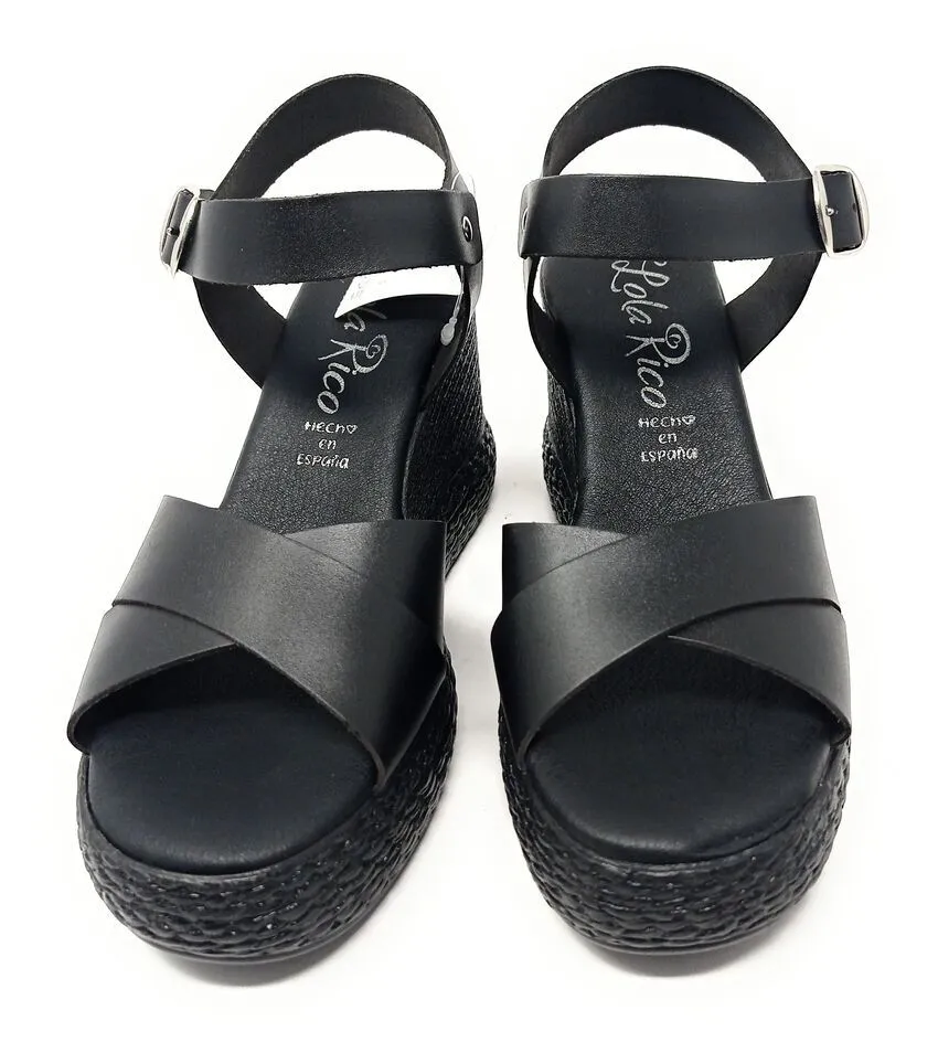 SANDALIAS LOLA RICO 261 NEGRO