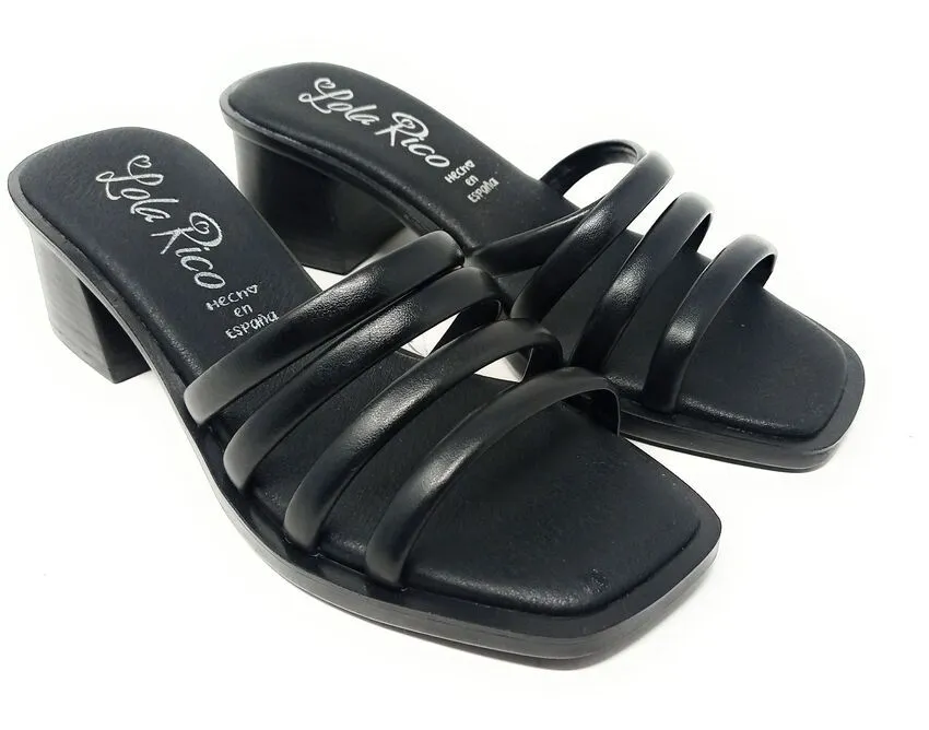 SANDALIAS VALERIA’S 264 NEGRO