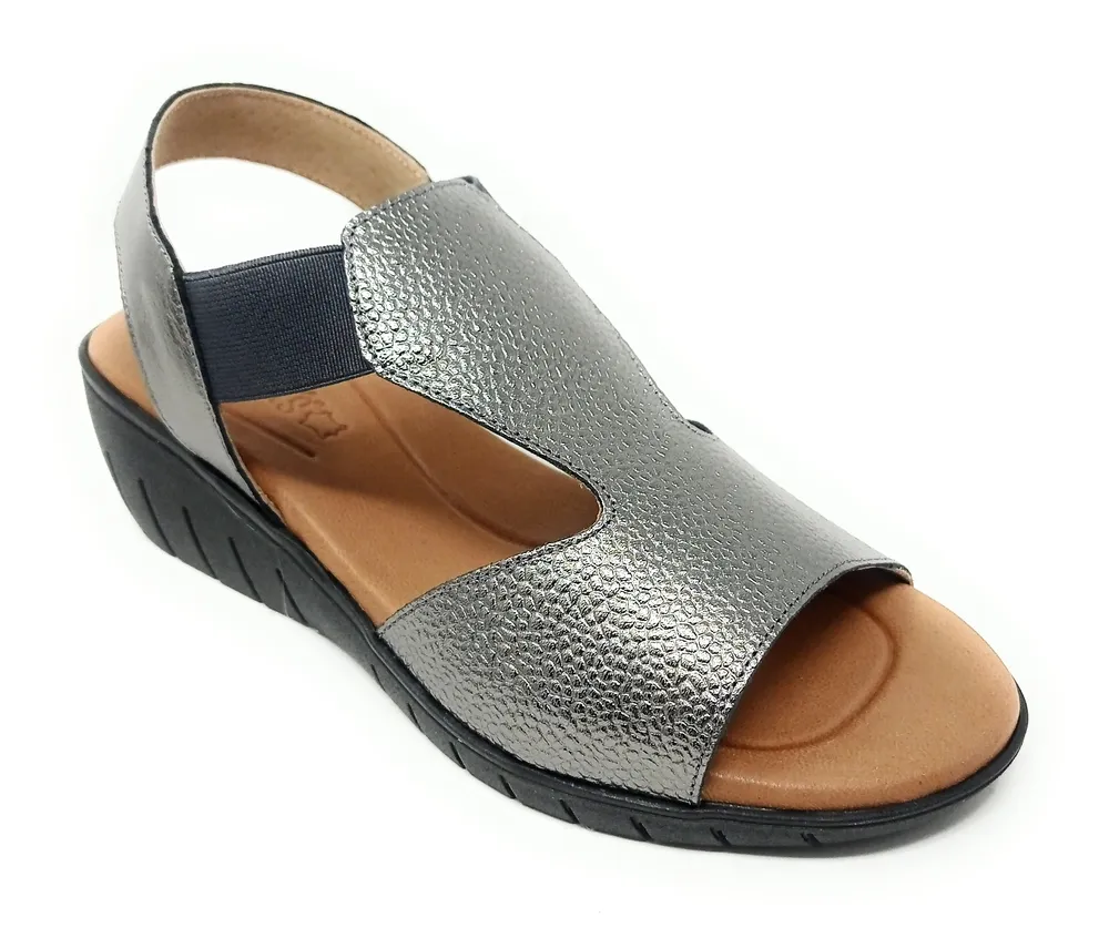 SANDALIAS VALERIA’S CONFORT 1012 PLOMO