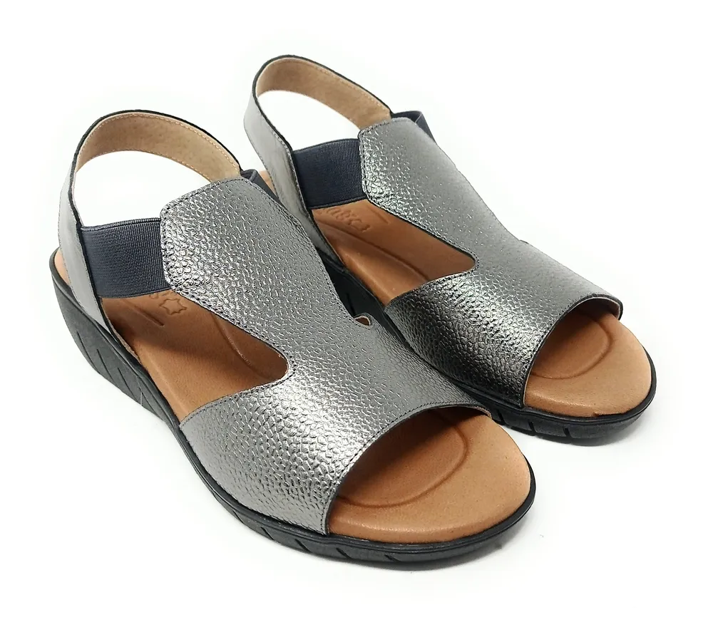 SANDALIAS VALERIA’S CONFORT 1012 PLOMO