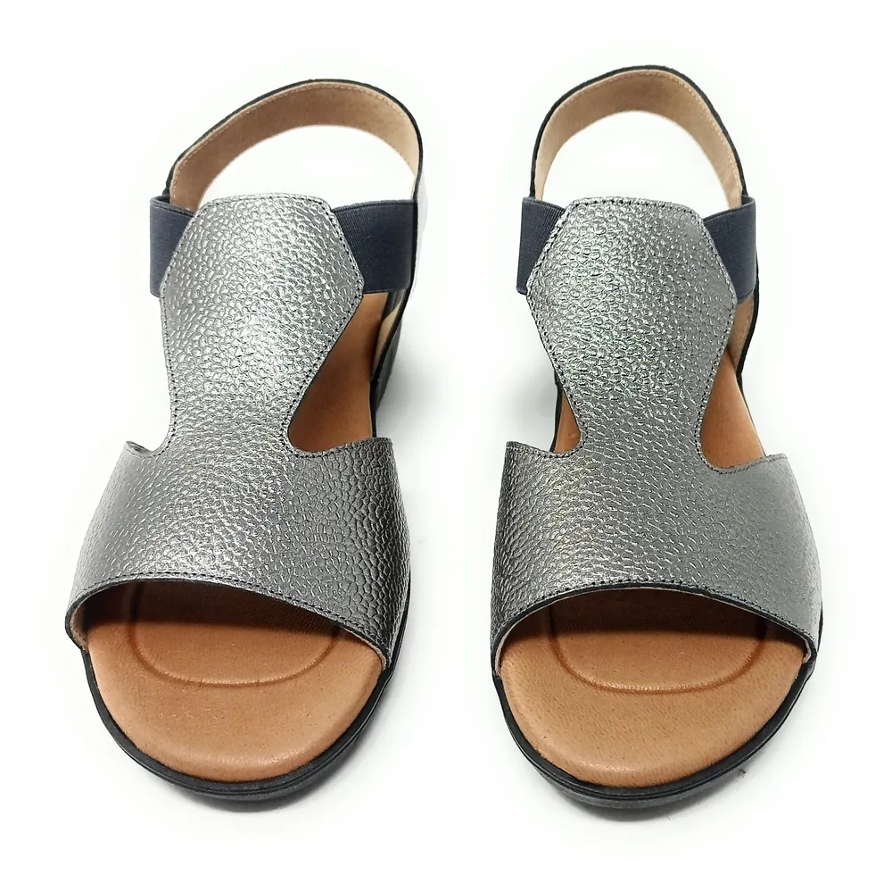 SANDALIAS VALERIA’S CONFORT 1012 PLOMO