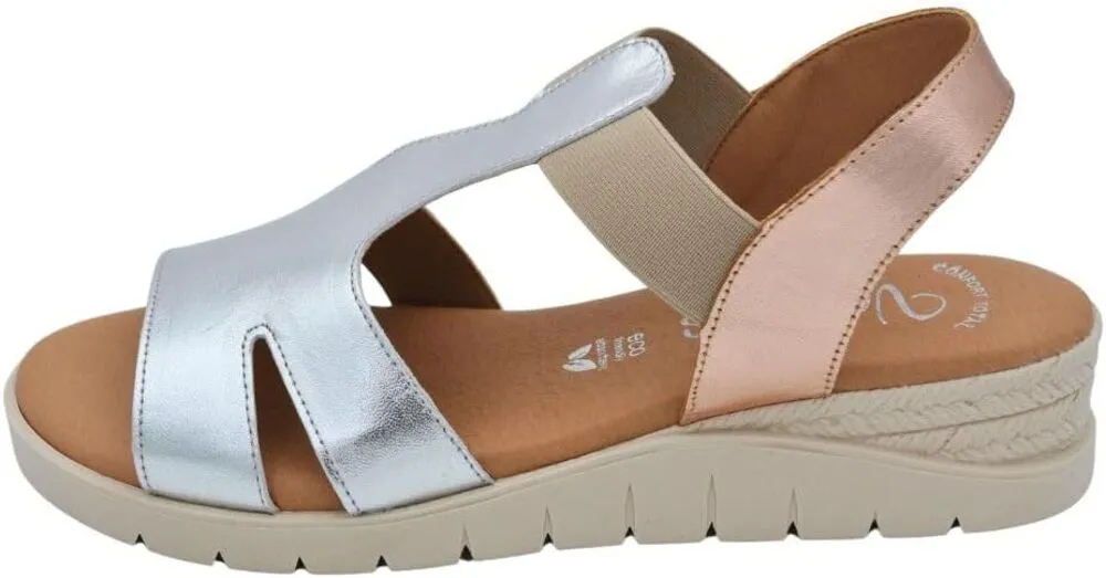 SANDALIAS VALERIA’S CONFORT 1025 METAL