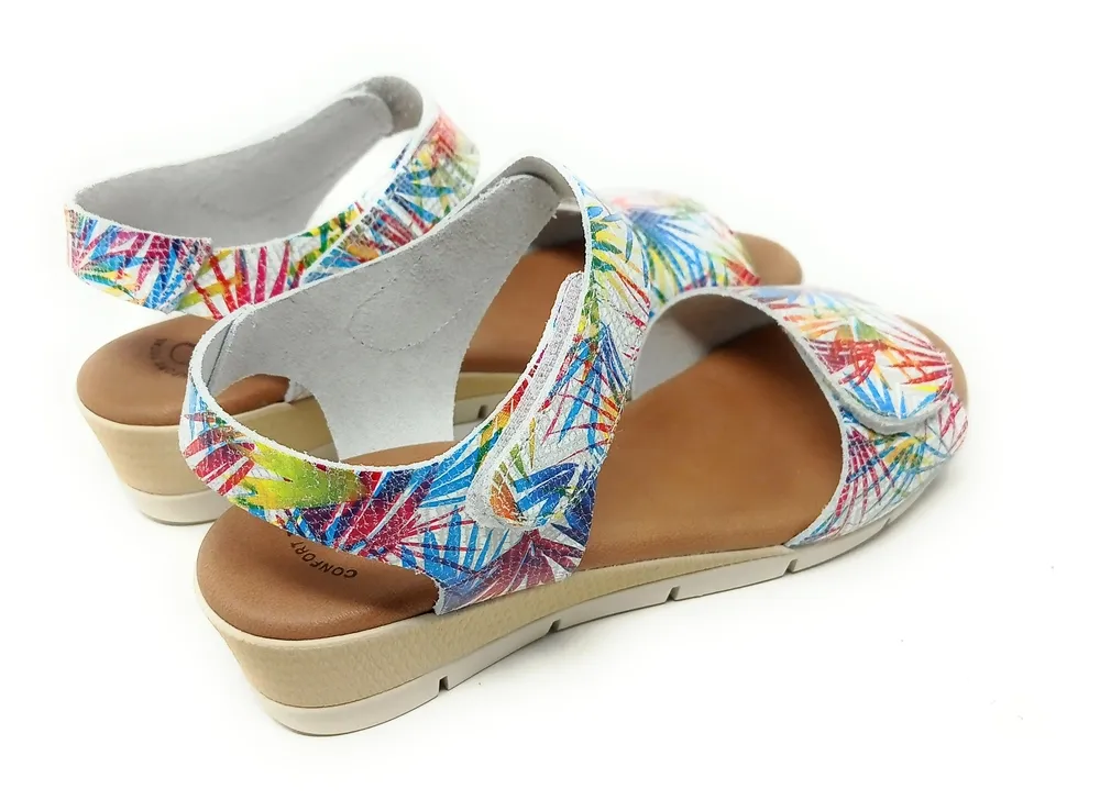 SANDALIAS VALERIA’S CONFORT 1121 BLANCO