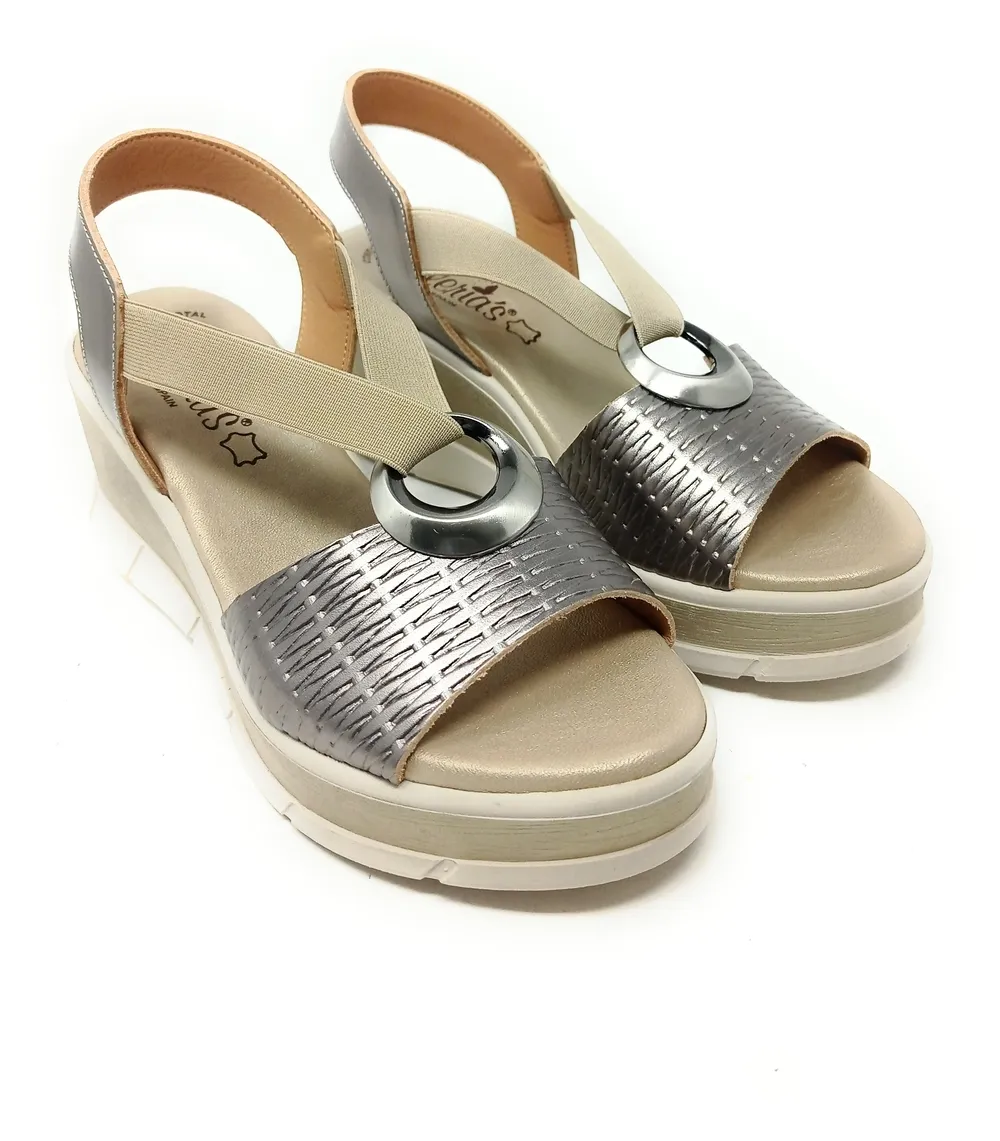 SANDALIAS VALERIA’S CONFORT 1161 ONIX