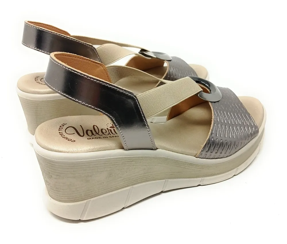 SANDALIAS VALERIA’S CONFORT 1161 ONIX