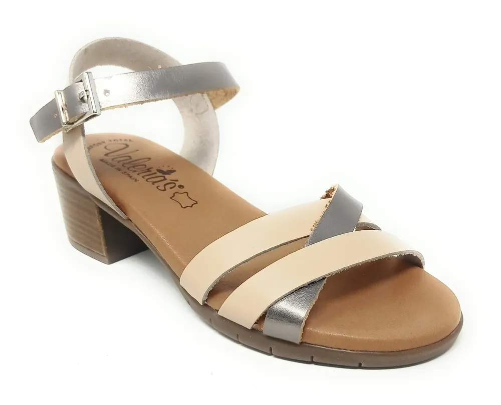 SANDALIAS VALERIA’S CONFORT 1175 BEIGE