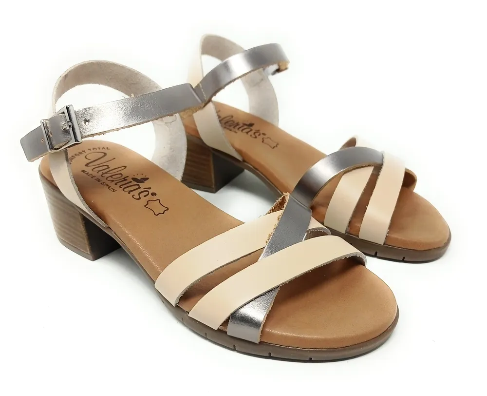 SANDALIAS VALERIA’S CONFORT 1175 BEIGE