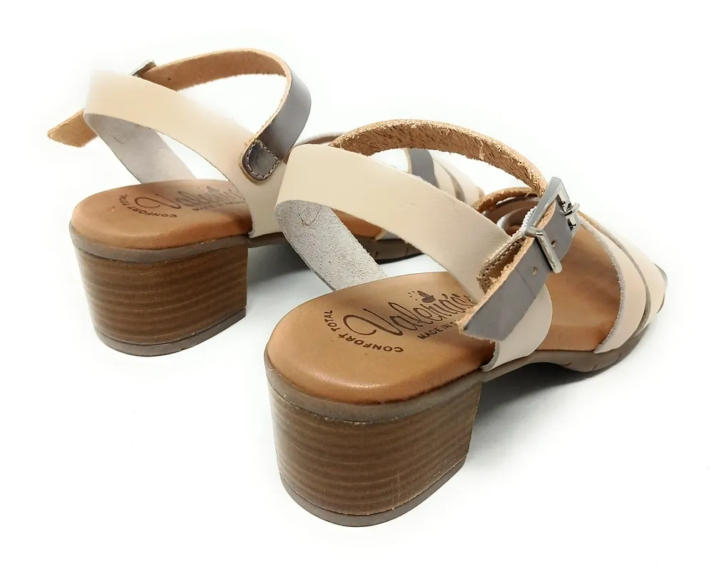 SANDALIAS VALERIA’S CONFORT 1175 BEIGE