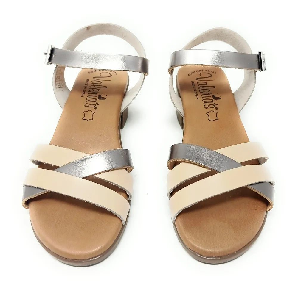 SANDALIAS VALERIA’S CONFORT 1175 BEIGE