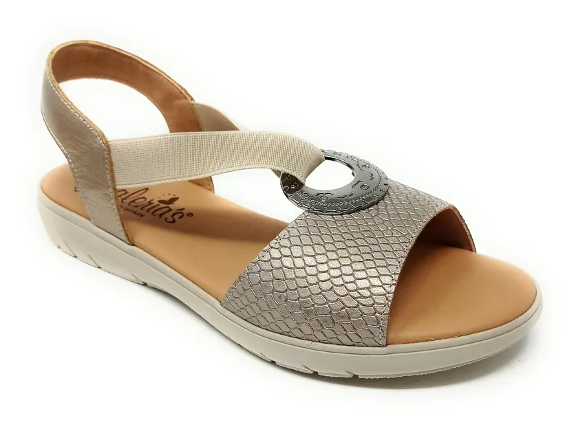 SANDALIAS VALERIA’S CONFORT 9031 TAUPE