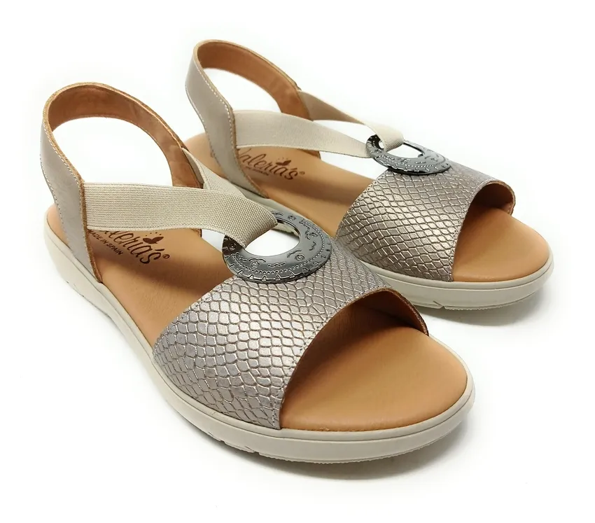 SANDALIAS VALERIA’S CONFORT 9031 TAUPE