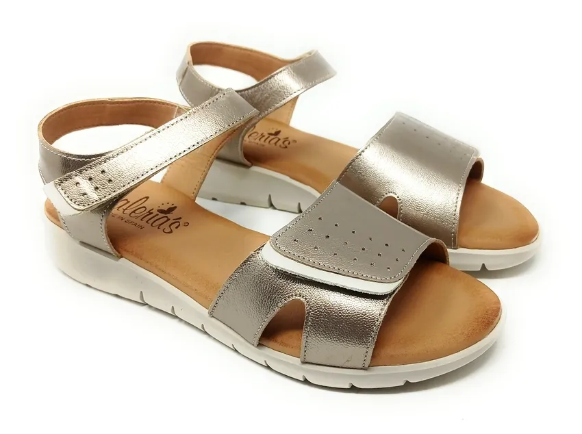 SANDALIAS VALERIA’S CONFORT 9034 TAUPE