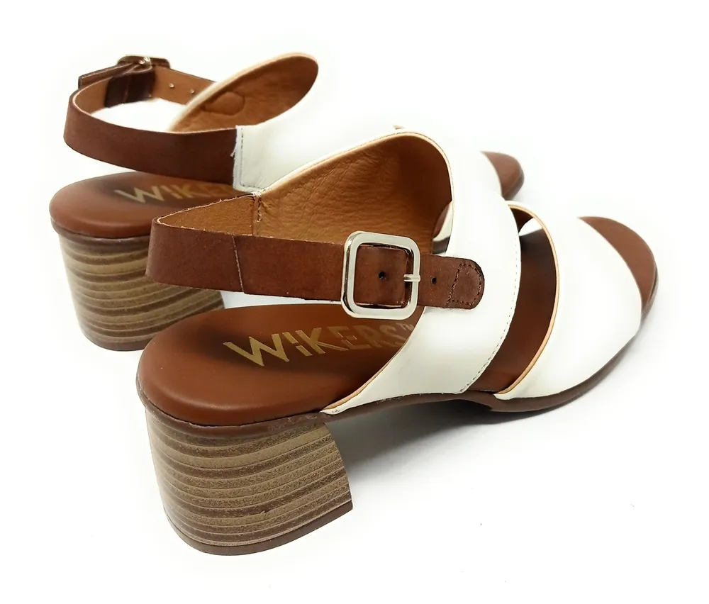 SANDALIAS  WIKERS K-111709 HIELO/MARRON