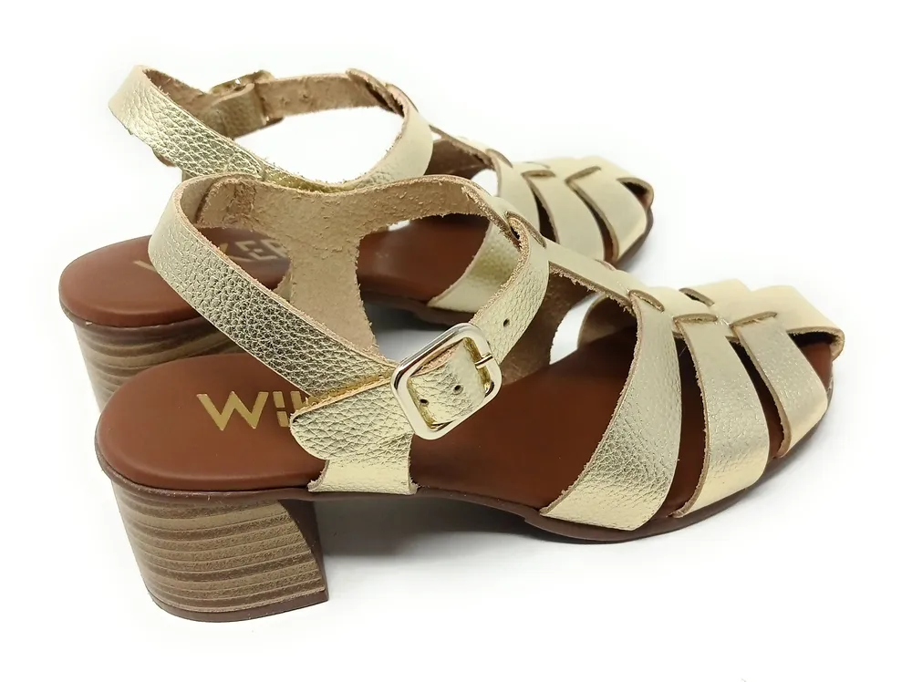 SANDALIAS  WIKERS K-111710 PLATINO