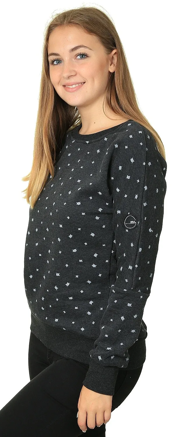 sudadera ALIFE AND KICKIN Darla B - Moonless Melange - women´s