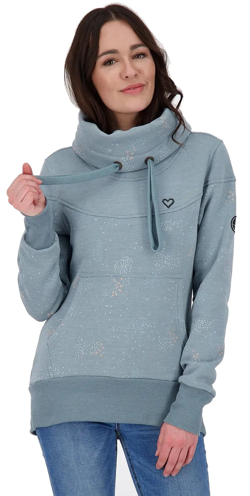 sudadera ALIFE AND KICKIN Sunshine B - Pacific Melange - women´s