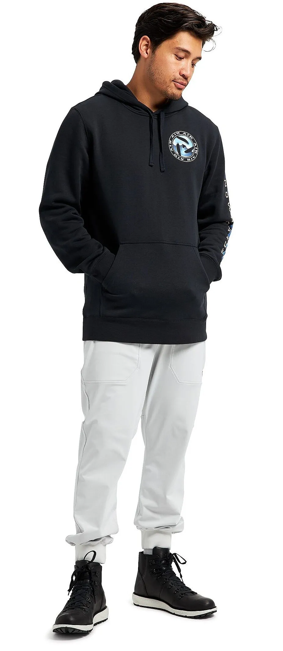 sudadera Burton Staniford Pullover Fleece - True Black - men´s