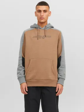 Sudadera con capucha Bloques de color | Beige | Jack & Jones®