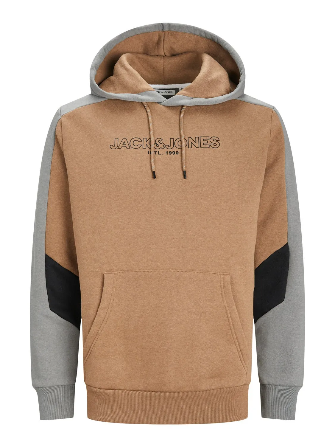 Sudadera con capucha Bloques de color | Beige | Jack & Jones®