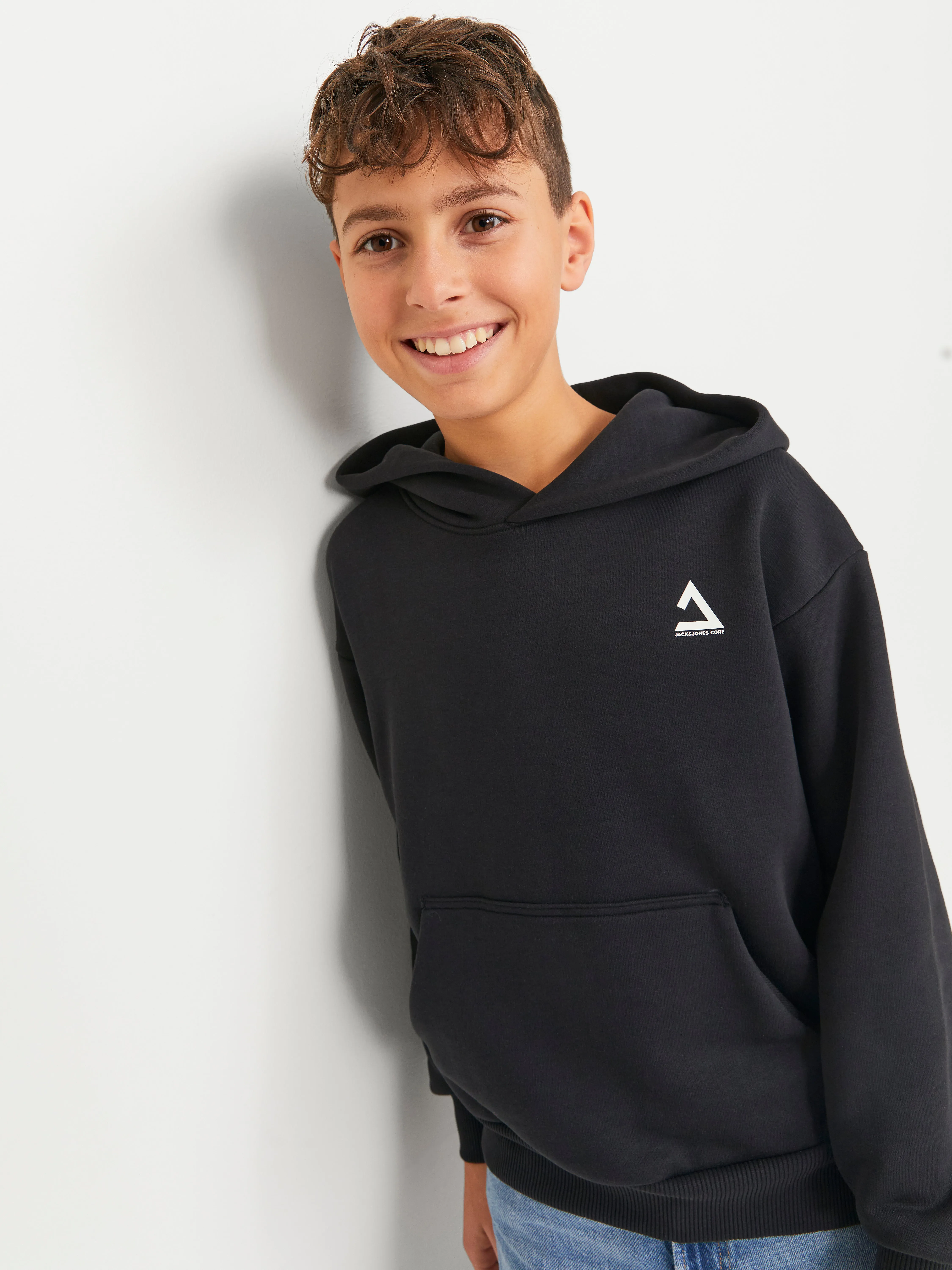 Sudadera con capucha Estampado Junior | Negro | Jack & Jones®