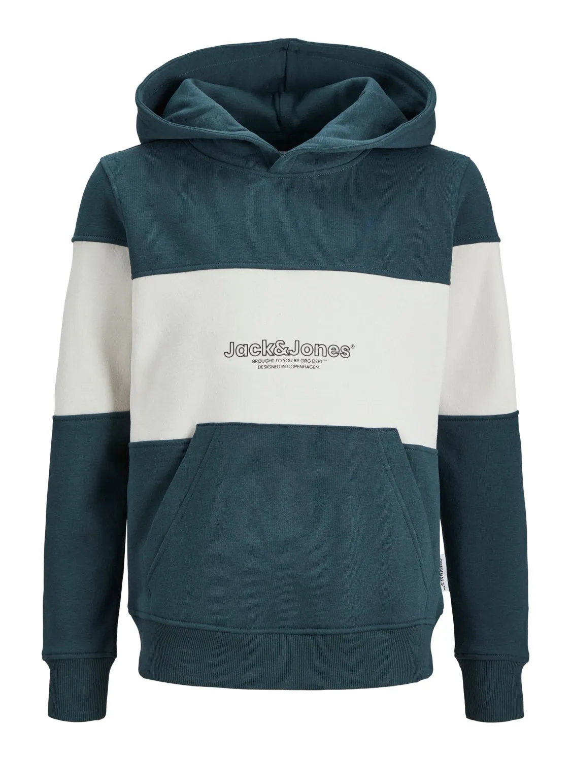 Sudadera con capucha Estampado Junior | Verde intermedio | Jack & Jones®