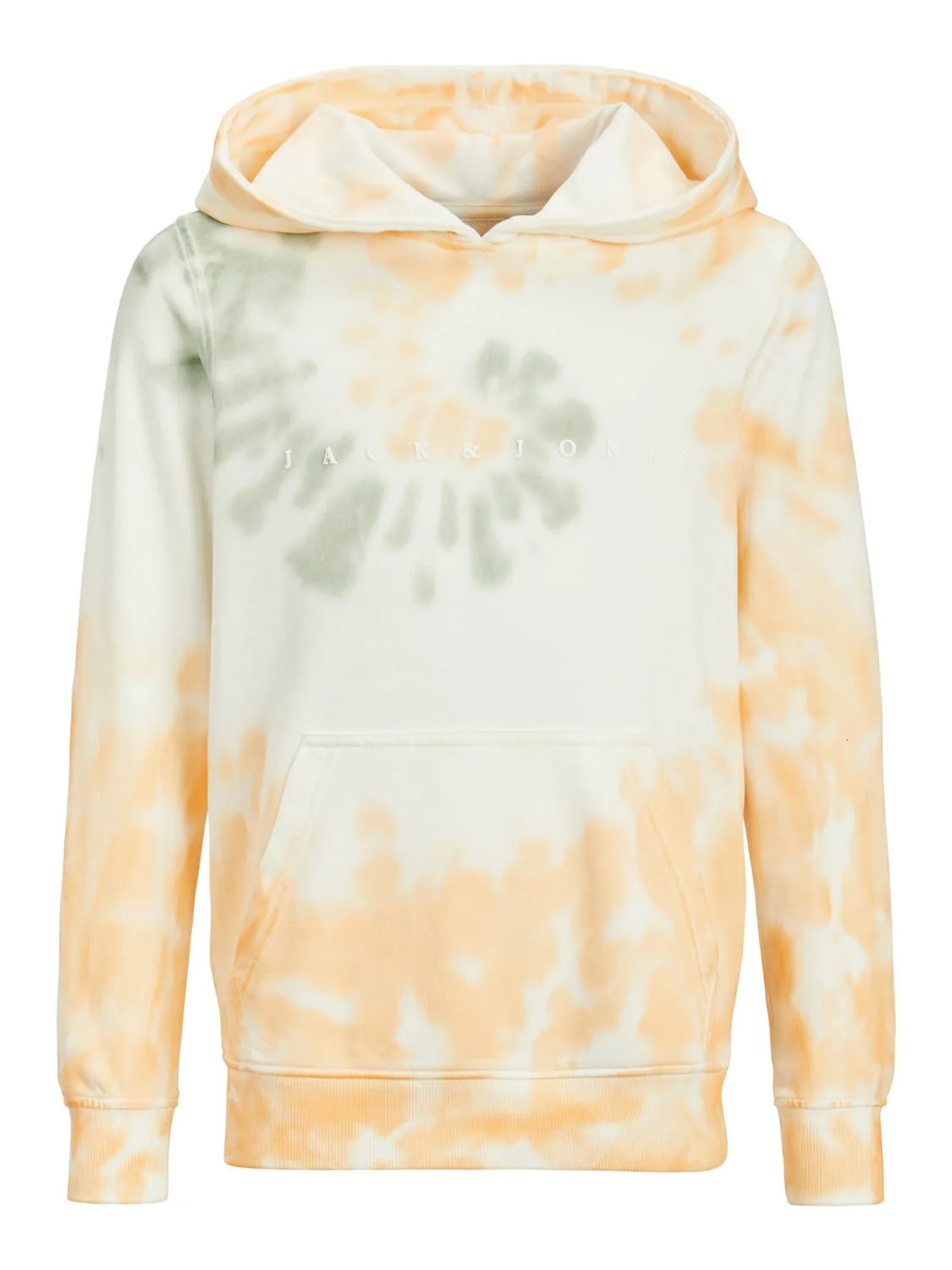 Sudadera con capucha Estampado Tie-Dye Junior | Blanco | Jack & Jones®