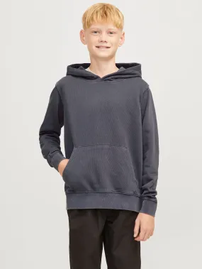 Sudadera con capucha Liso Junior | Gris oscuro | Jack & Jones®