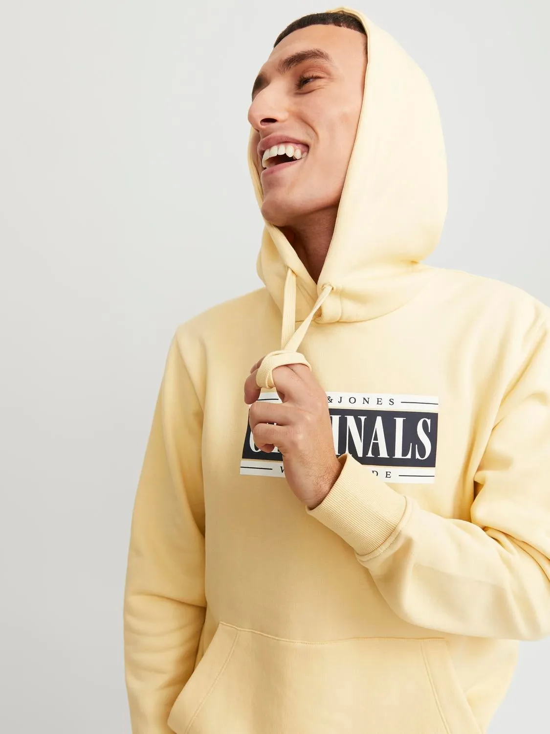 Sudadera con capucha Logotipo | Amarillo claro | Jack & Jones®