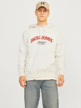 Sudadera con capucha Logotipo | Blanco hueso | Jack & Jones®