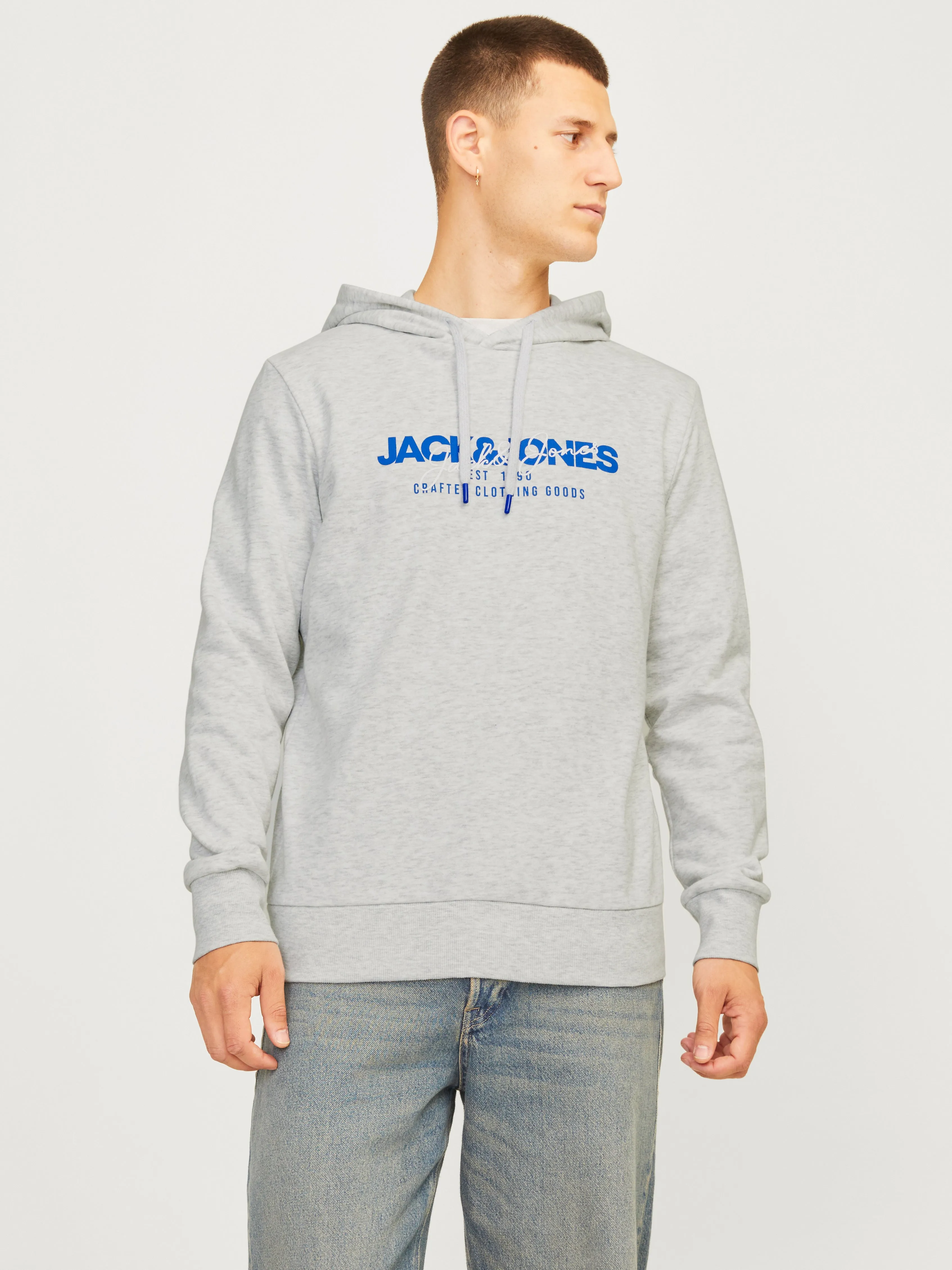 Sudadera con capucha Logotipo | Gris intermedio | Jack & Jones®