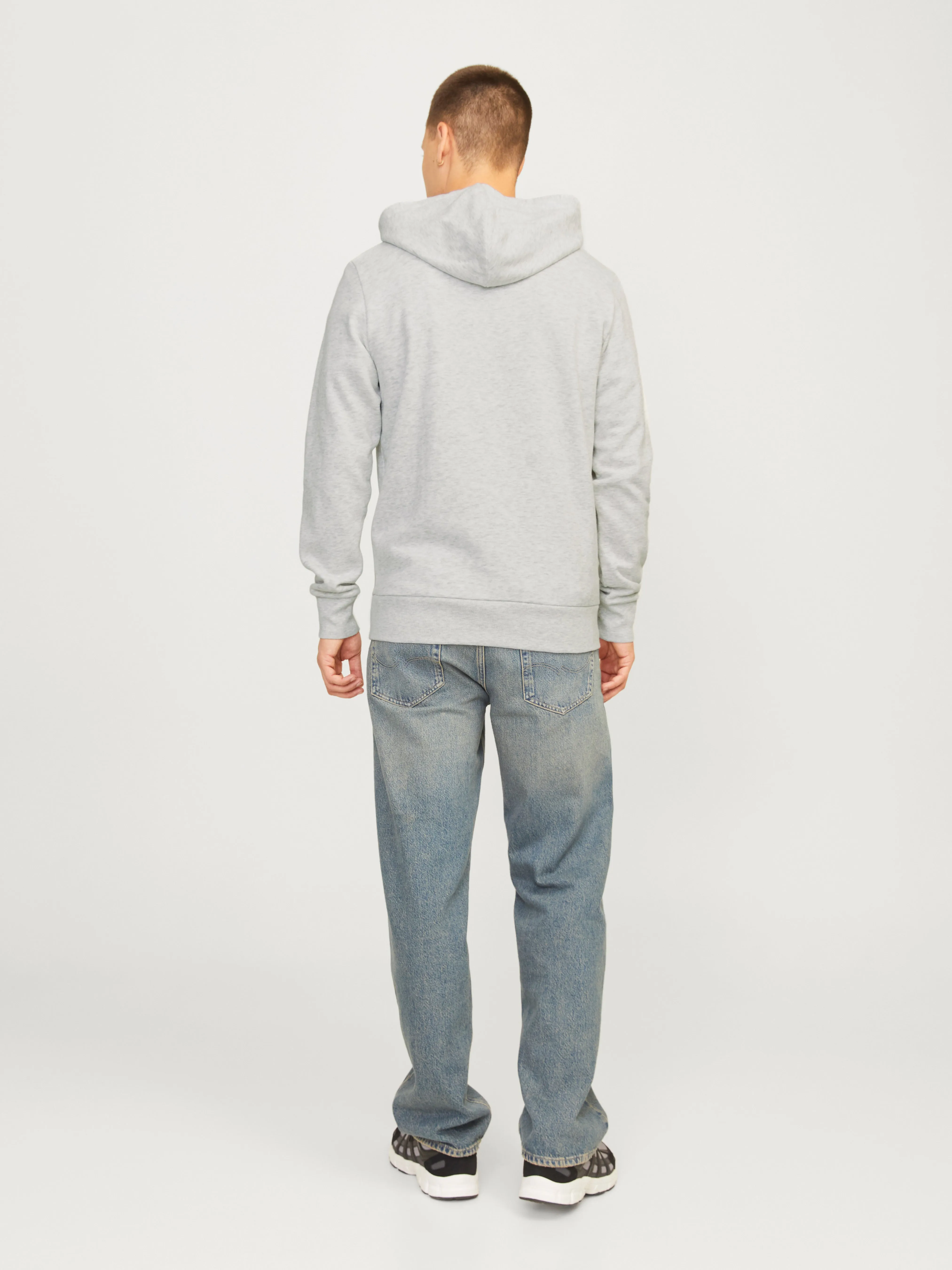 Sudadera con capucha Logotipo | Gris intermedio | Jack & Jones®