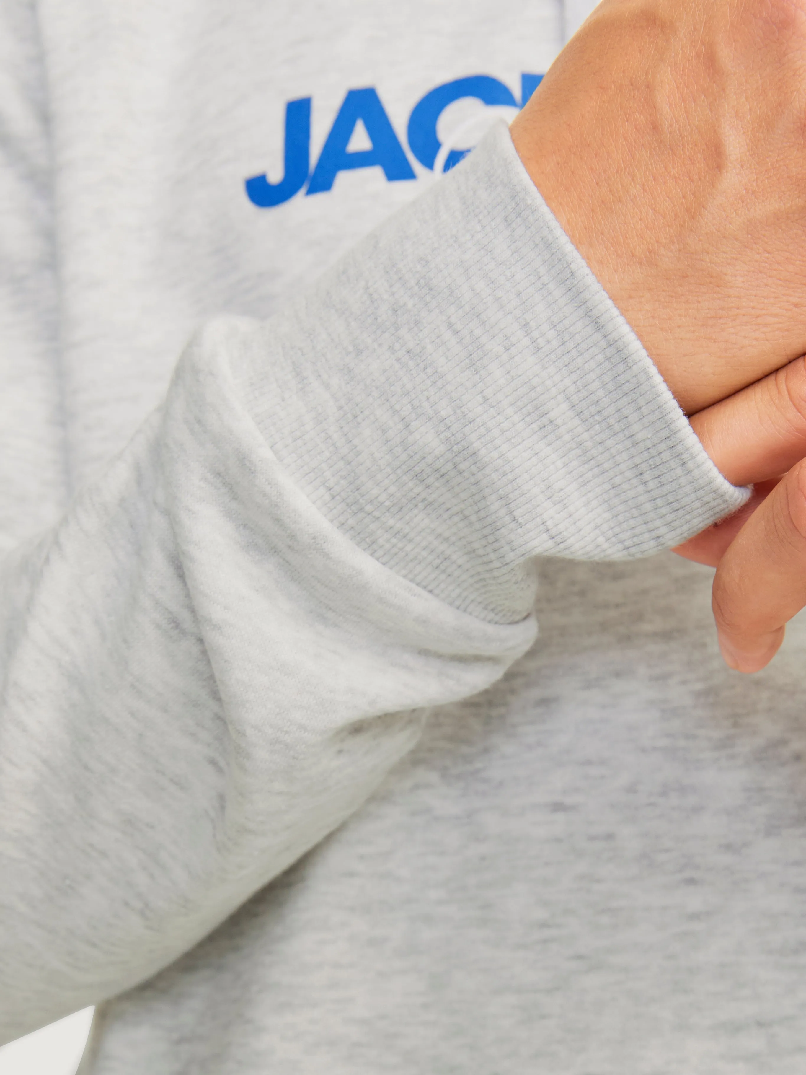 Sudadera con capucha Logotipo | Gris intermedio | Jack & Jones®