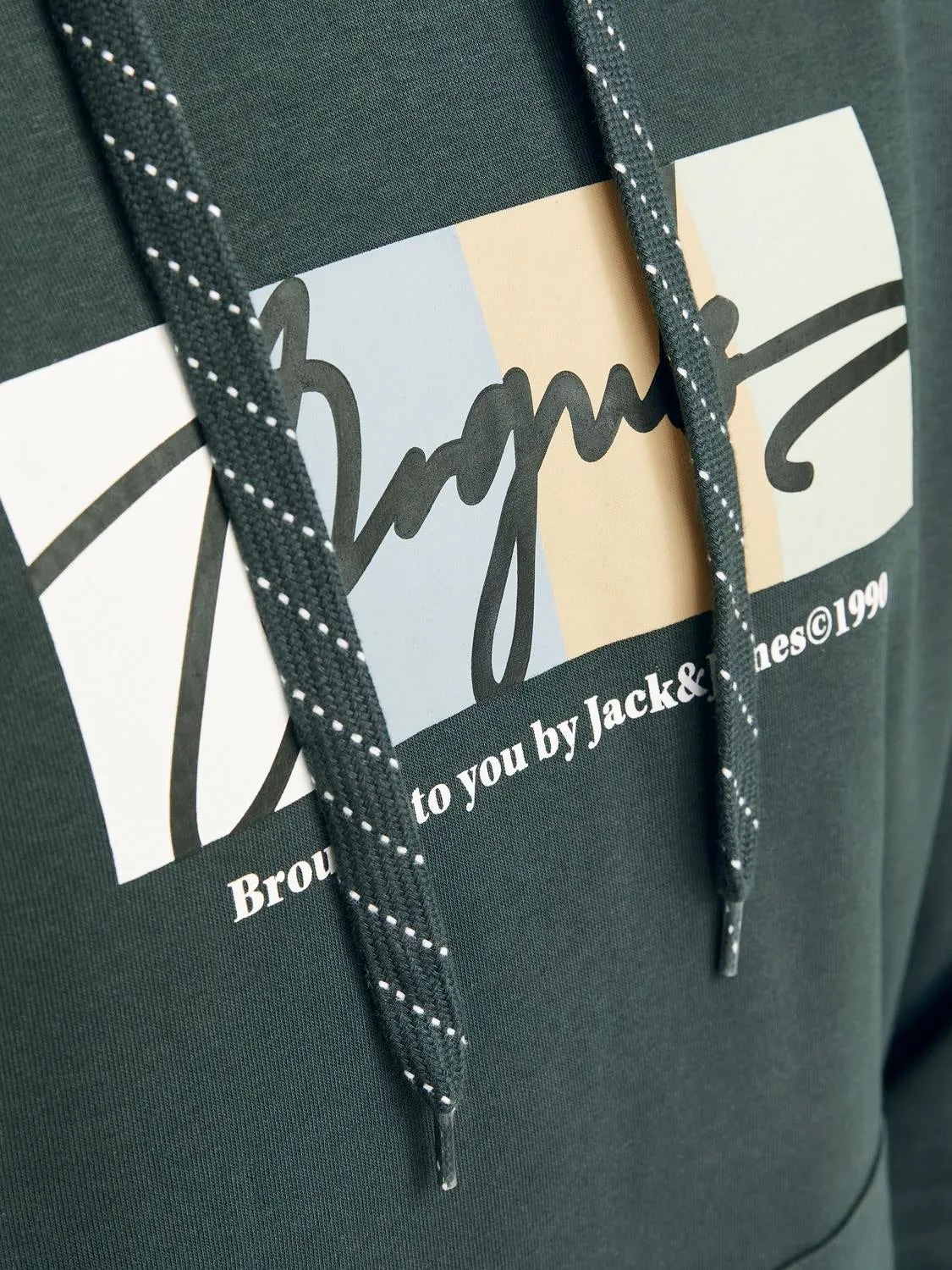 Sudadera con capucha Logotipo | Verde oscuro | Jack & Jones®