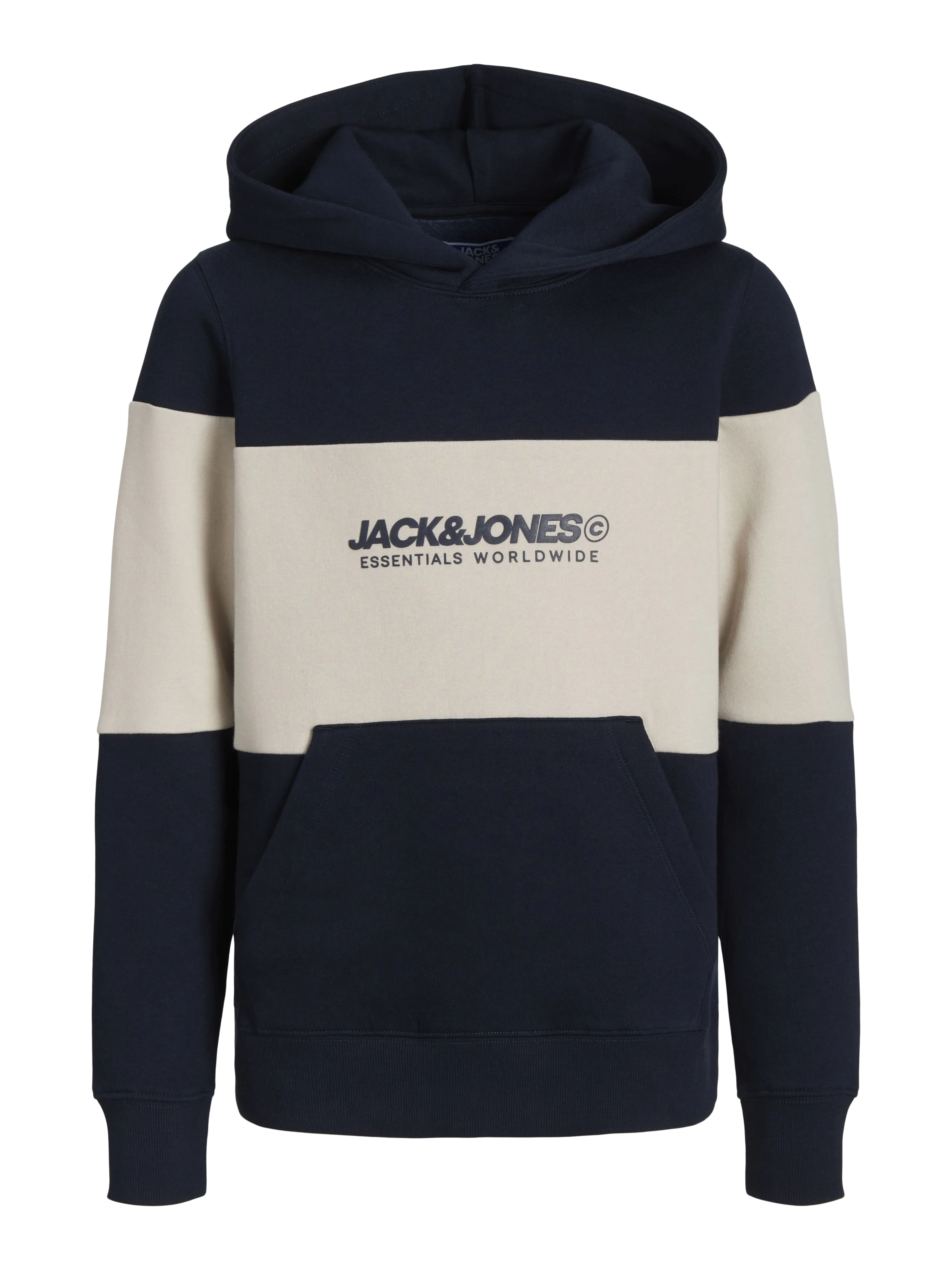 Sudadera con capucha Logotipo Junior | Azul oscuro | Jack & Jones®