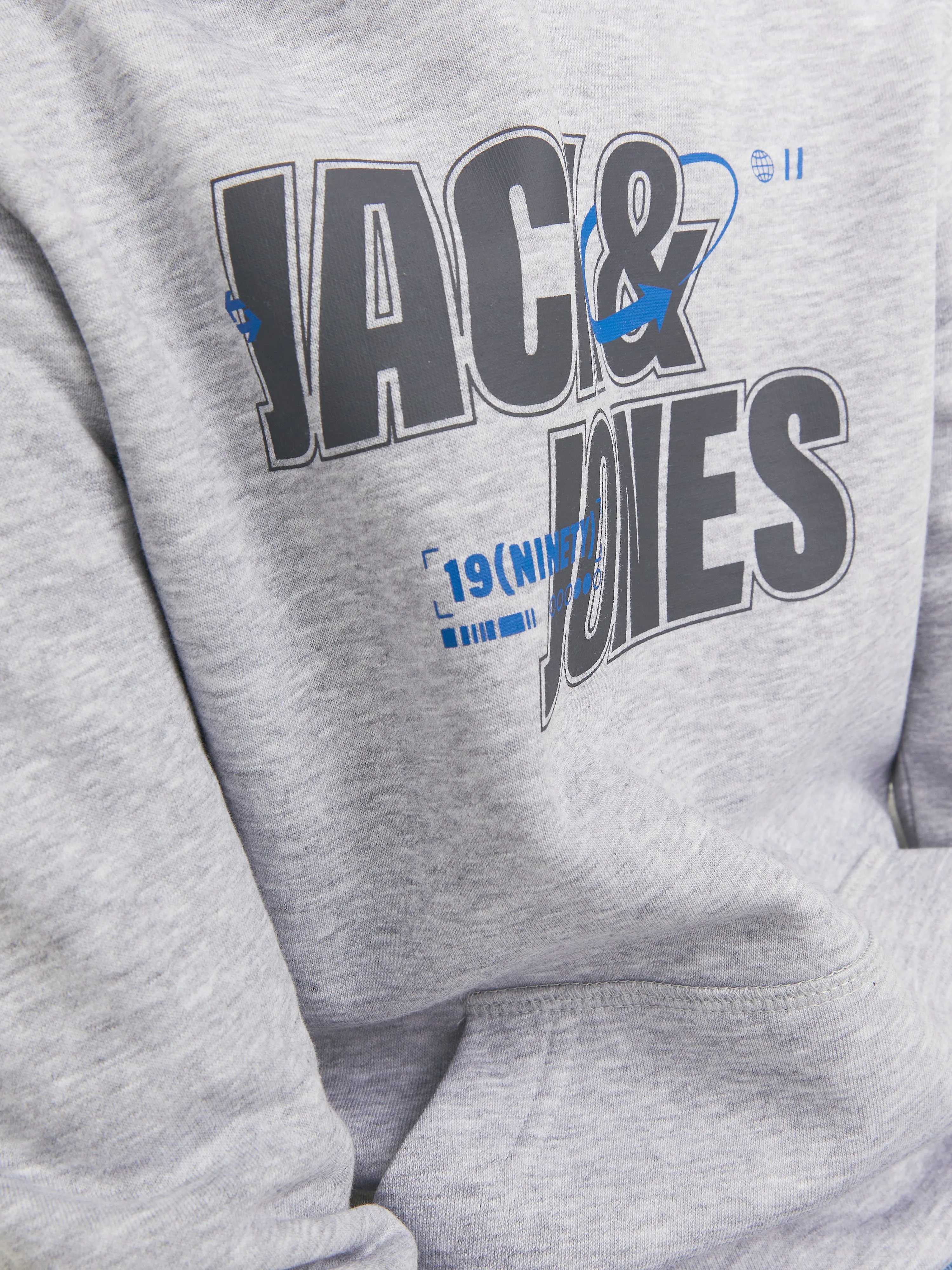 Sudadera con capucha Logotipo Junior | Gris claro | Jack & Jones®