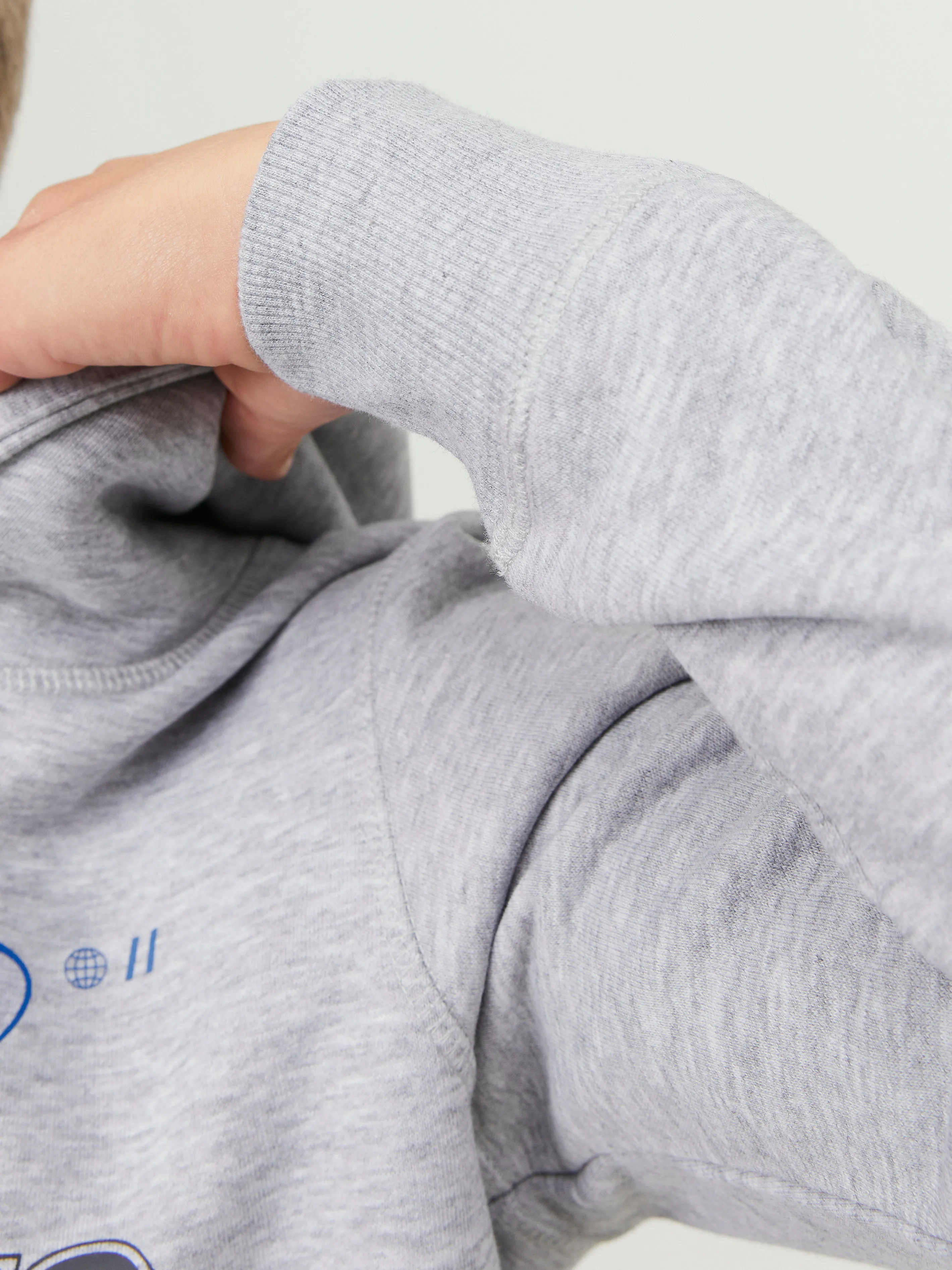 Sudadera con capucha Logotipo Junior | Gris claro | Jack & Jones®